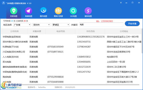 飛來(lái)地圖大數(shù)據(jù)采集軟件 界面預(yù)覽、功能介紹與銷(xiāo)售服務(wù)